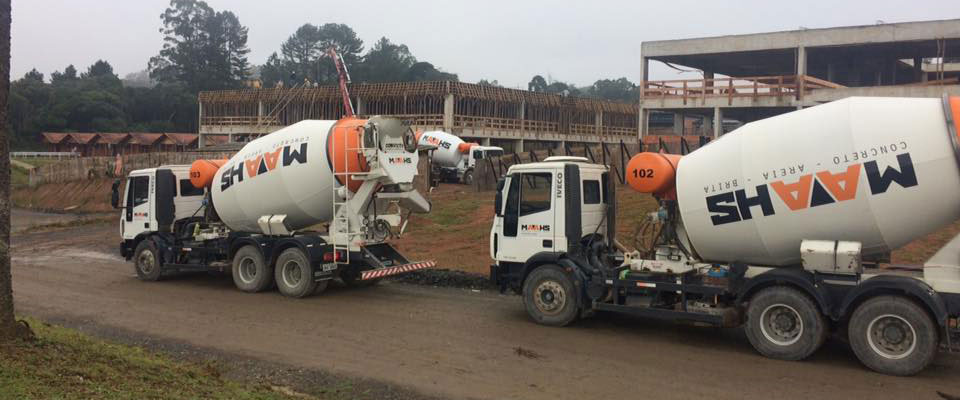 como receber o concreto na obra